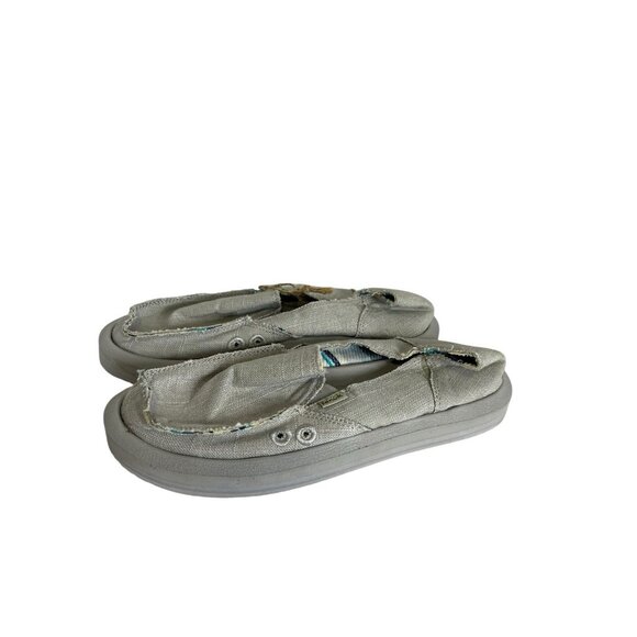 NWOB SANUK WOMENS‎ HEMP LOAFER, SLIP ON SZ 8 Boho Casual Summer - Picture 1 of 7